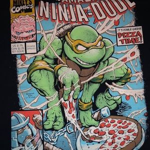 Ninja turtles shirt black new michaelandgelo